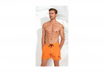 U.S.POLO ASSN. pánské plavky šortkové  21000 oranžové